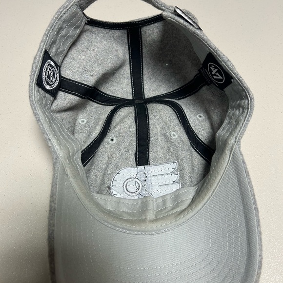 47 Brand Grey Melton Wool Philadelphia Flyers Clean up hat - Picture 2 of 4